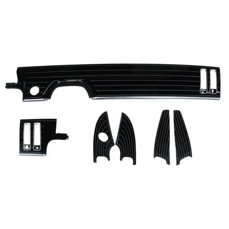 For W223 S-Class Piano Black Trim Kit - Carbon Fiber Interior Panels, Plug-and-Play for Maybach Edition