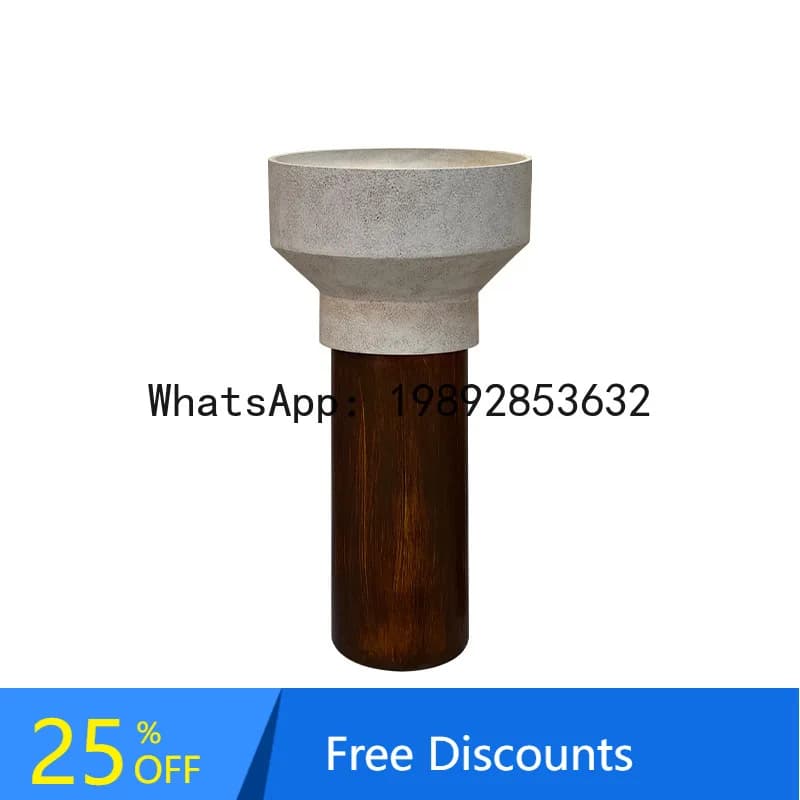YFY Wash  Courtyard Pedestal Wash  Vintage Floor-standing Garden Sink Outdoor Wash  Courtyard Style