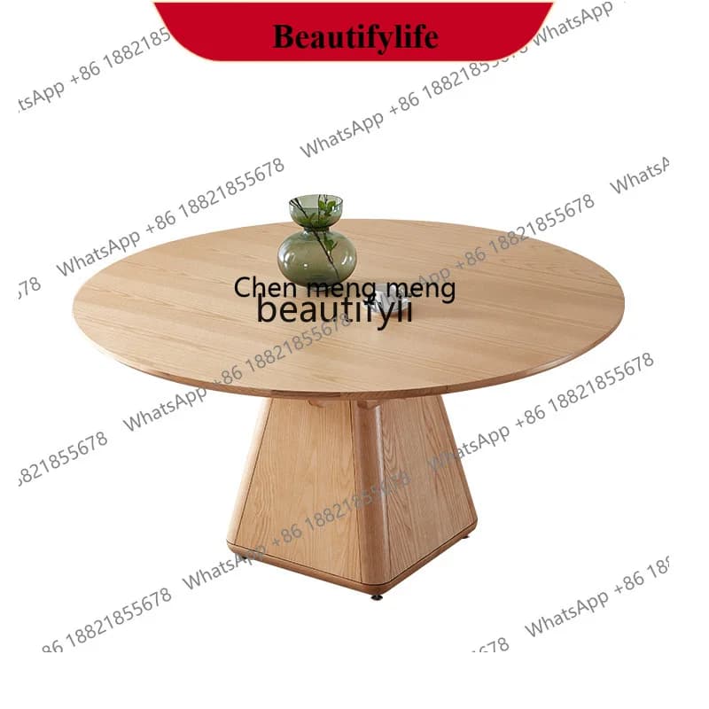 z183 Nordic all solid wood dining table retractable dining table modern simple dual-purpose folding dining table