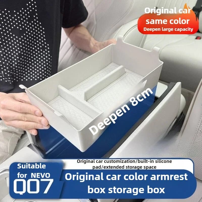 For Changan NEVO Q07 central control armrest box inner storage box deepens storage box interior