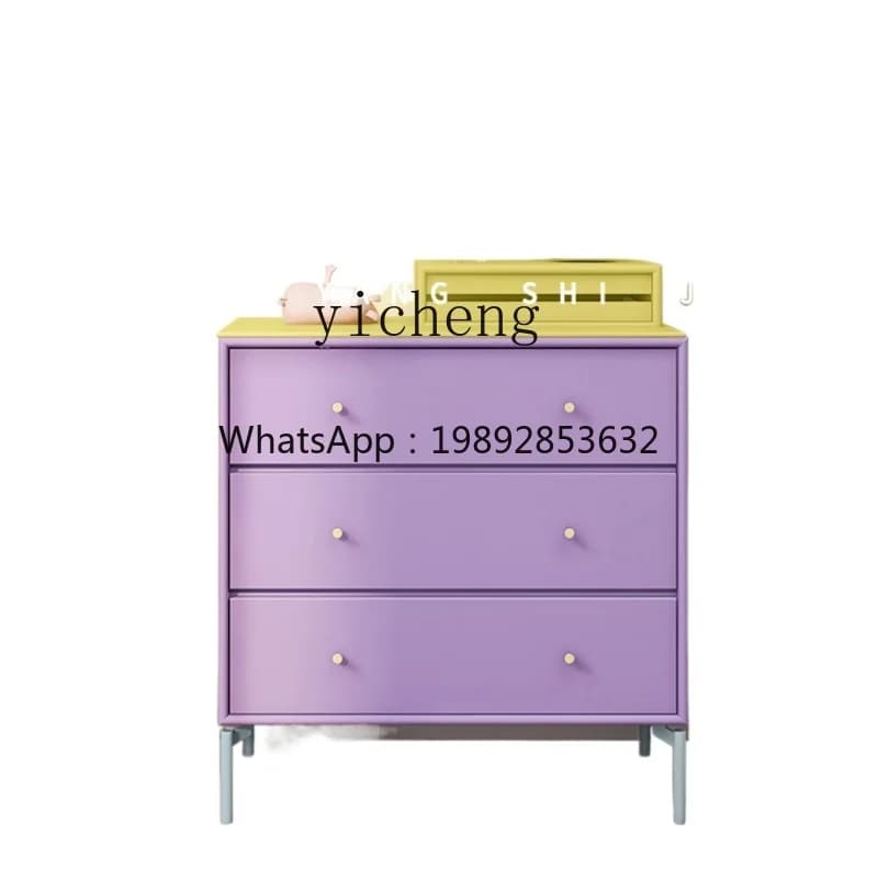 ZZXL Storage Chest of Drawers Storage Cabinet Drawer Locker Nordic Chest of Drawers Bedside Table