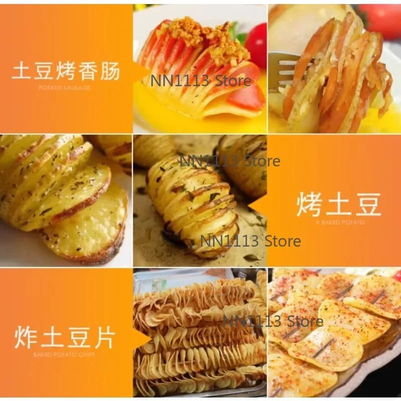 Handmade Spiral Potato Twister Tornado Cutter Slicer for French Fries Vegetable Kitchen Cooking Tool