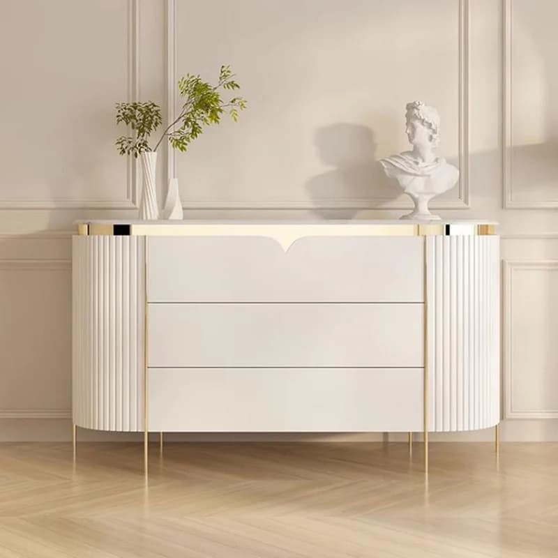 Modern Ornate Console Table Elegant Lines Italian Classic Console Table Compact Delicate Console Meuble Furniture Living Room