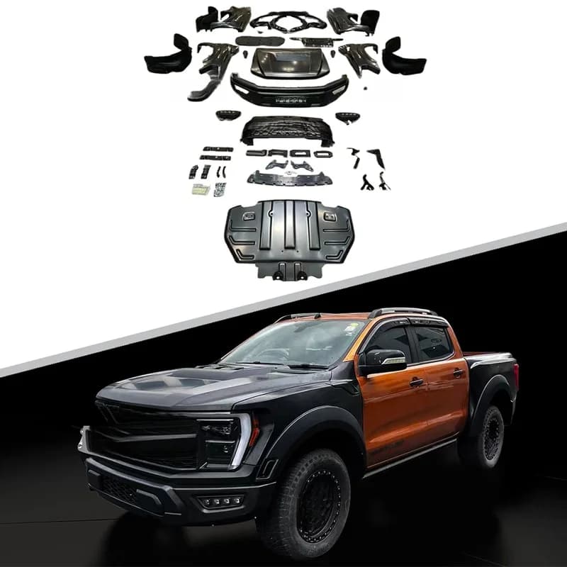High Quality Body Kit For 2012-2021 Upgrade To 2022 Raptor Style Pickup Exterior Mod Parts