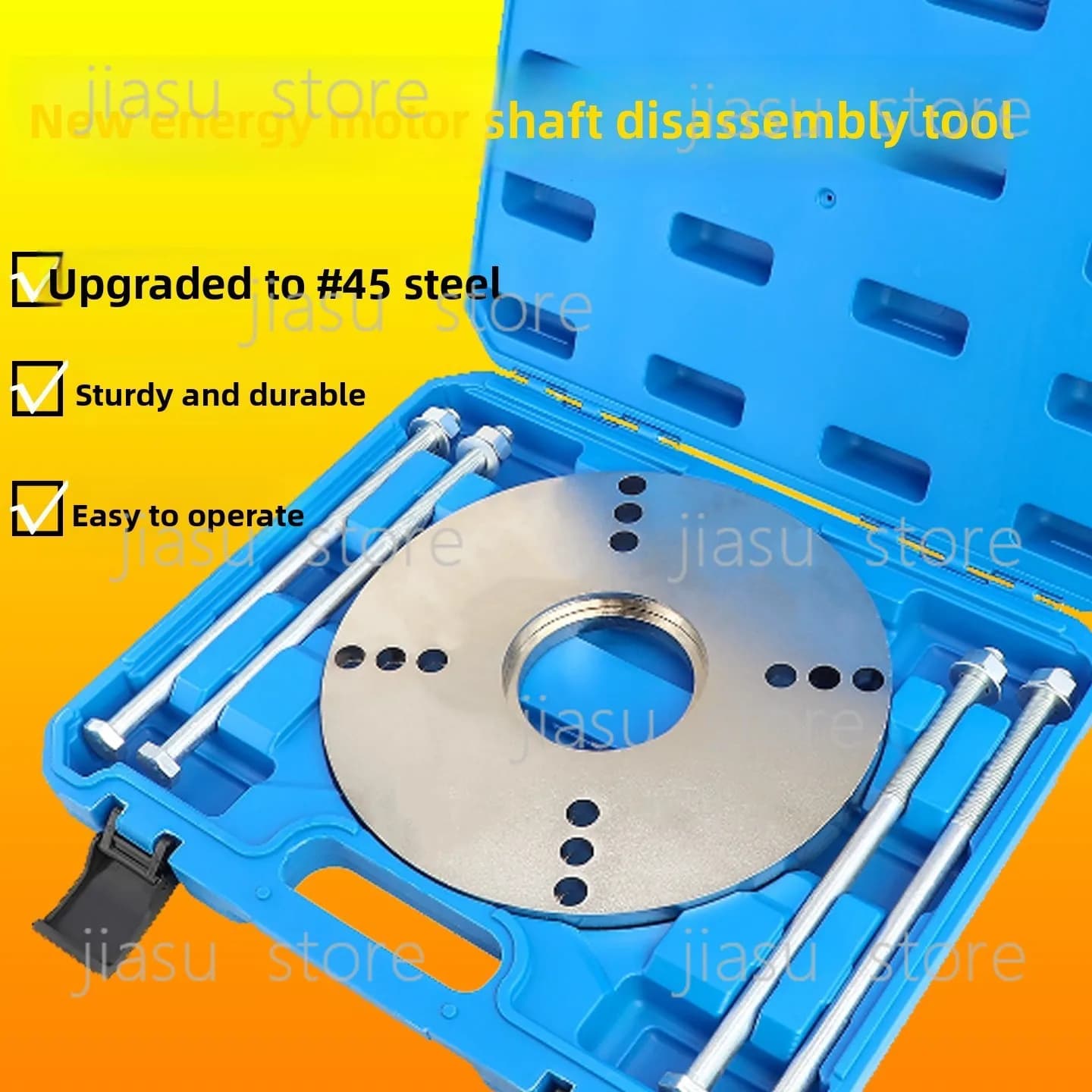New Energy Vehicle Disassembly Tool, Motor Repair Bearing Installation Kit, Universal for Rotor & Main Shaft Replacement