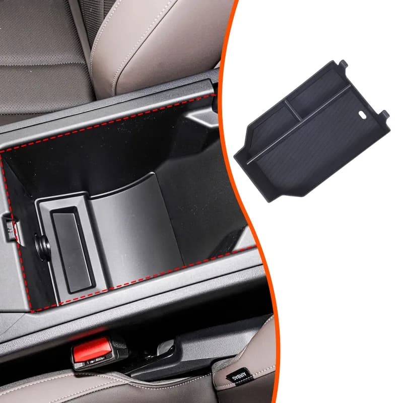 ABS Center Console Storage Boxes for 2025+ BMW X3  G45 Car Interior  Accessories black