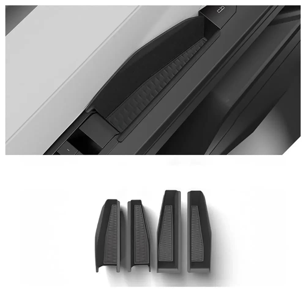 For Tesla Cybertruck 2024 2025 Door Side Storage Box Front and Rear Door Tray Organizer Interior Accessories 4pcs