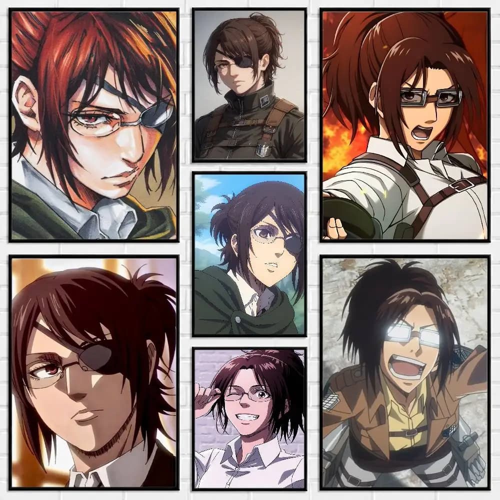 Attack on Titan Hange Zoe Poster Versatile HD Waterproof Wall Art Self-Adhesive Decor for Any Space Ideal Gift