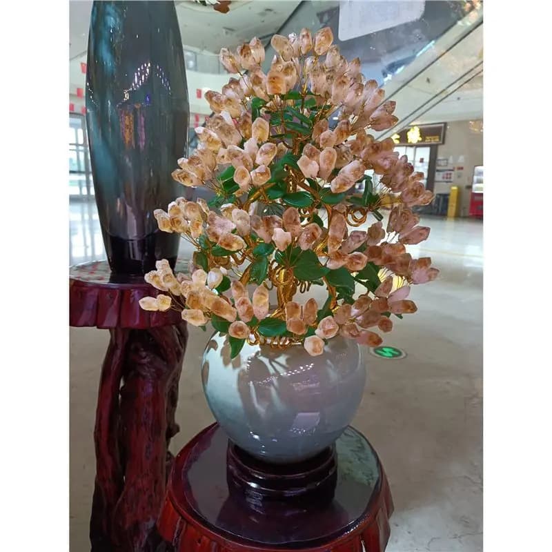 DSA amethyst fortune shake money home decoration living room entrance wine cabinet store opening housewarming gift