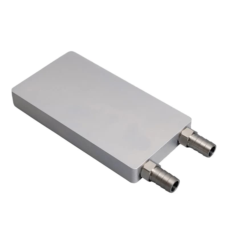 With connector stir friction welding water cooling plate new energ  plate heat dissipation can be customized radiator