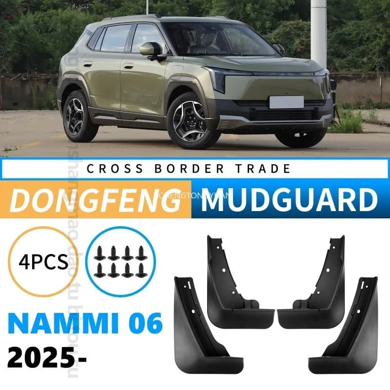Mudflaps Mudguards For DongFeng Nammi 06 2025 Mudguards Tire Fenders Mud Flaps Wheel Guards Accessories 4x Tyre