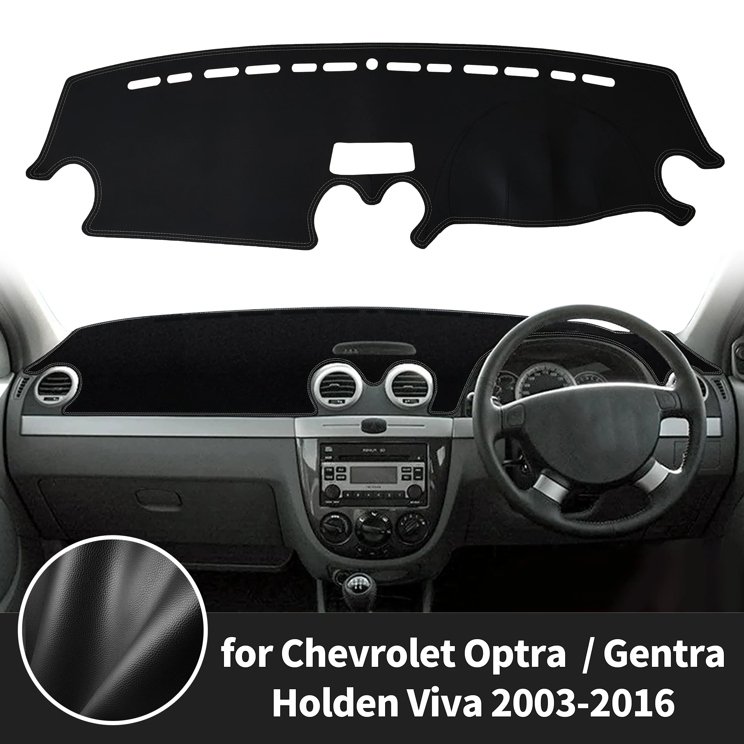 for Chevrolet Optra Gentra Holden Viva 2003-2016 J200 Dashboard Cover ​​Fit Dash Mat Sun Protection Dash Pad Dashmat Accessories