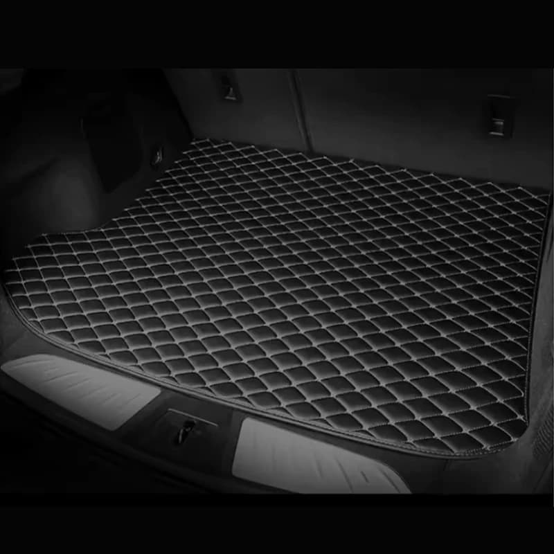8 Seater Durable Custom Leather Car Trunk Mat For Toyota Wish 2003-2009 Auto Carpet Interior Parts