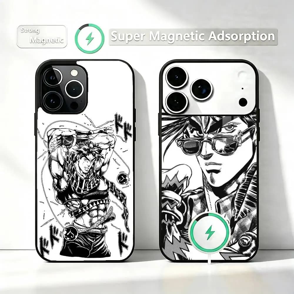 j-Joseph Joestar  Phone Case For iPhone17,16,15,14,13,12,11 Plus,Pro Allows magnetic wireless charging