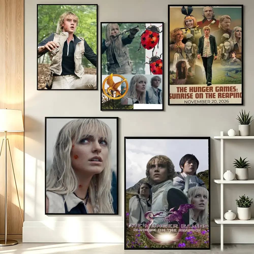 The Hunger Games S-Sunrise on the Reaping Poster HD Self Adhesive Waterproof Wall Art Ideal for Home Office Dorm Gift