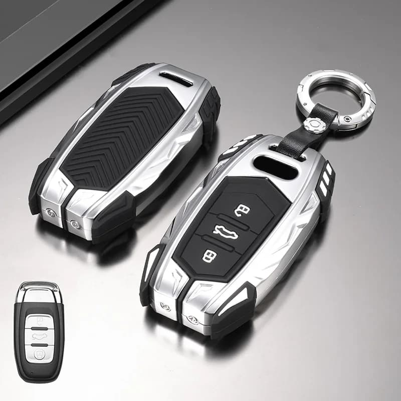 Zinc Alloy Car Remote Smart Key Cover Case Shell for Audi A1 A3 A4 A5 A6 A7 A8 Quattro Q3 Q5 Q7 2009-2015 Accessories