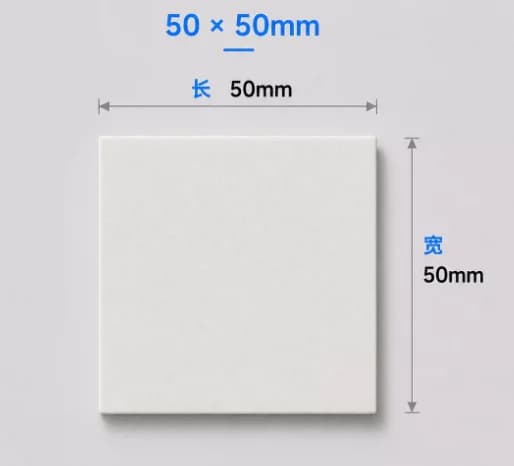 Customized Poreless Alumina Ceramic Sheet 1mm Heat Sink Insulation High Temp Resistant Plate