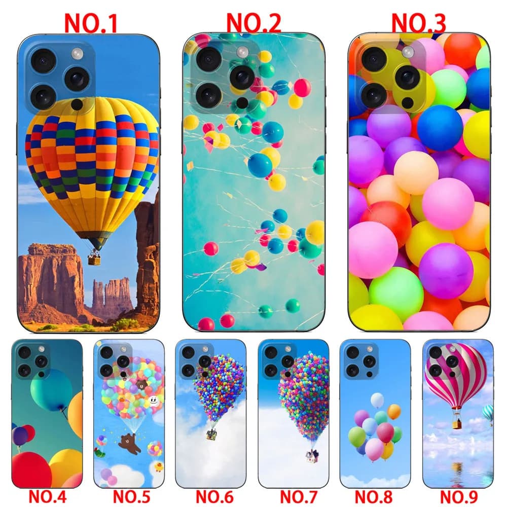 Colorful balloon phone cover  for iPhone 16E 17E SE4 17 17 air 17 Pro 17 Pro Max 5 5S SE 2016