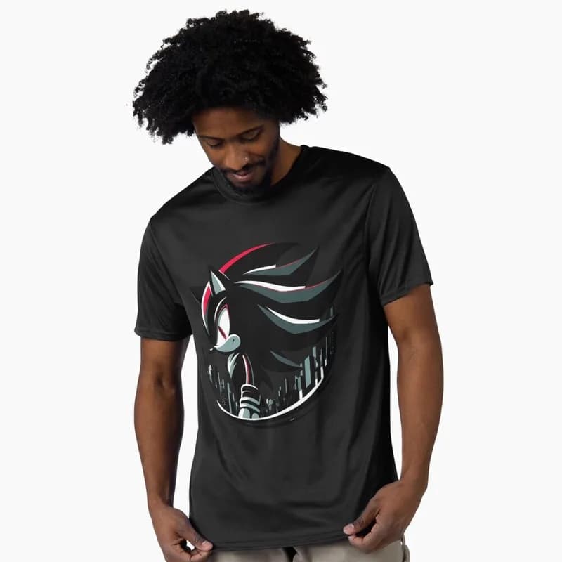 90s Cartoon Series Cute Sonic The Hedgehog Shadow Gift t shirt 0603 Vintage Racing Anime Graphic Tee Y2K clothes US Size S-6XL