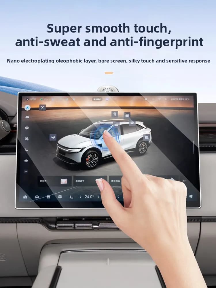 For Zeekr 7X 2026 Facelift 8K Car GPS Navigation ,Instrument ,Armrest Tempered Film LCD Screen Tempered Glass Film Accessories