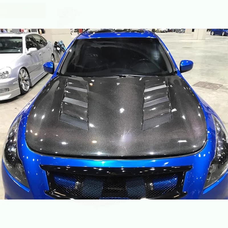Carbon Fiber Engine Hood Fit For G37 Coupe 2D Sedan 4D 2008-2014 Aftermarket