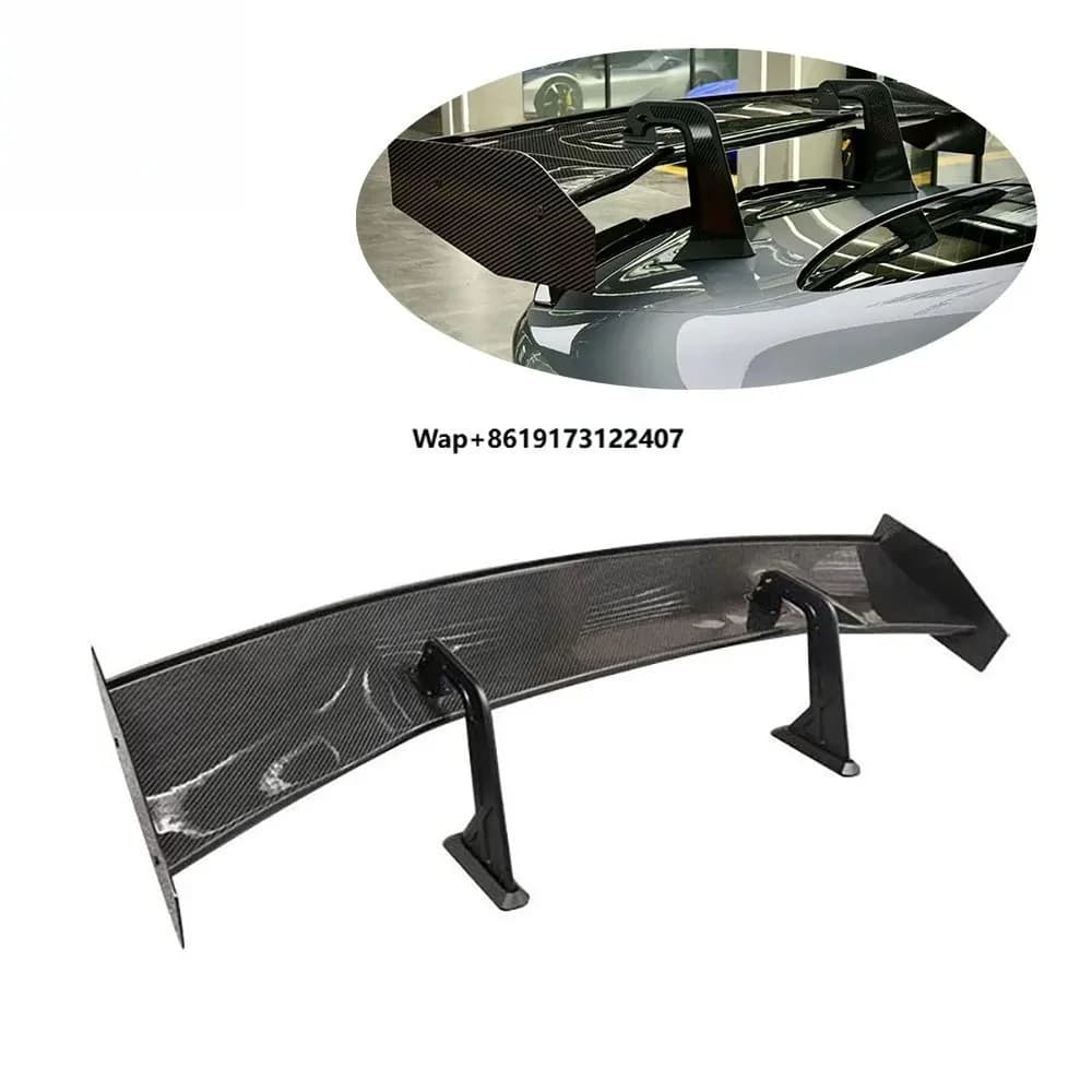 Dry Carbon Fiber PRO Goose Neck Wing Rear Spoiler Bolt on for M3 G80 G82 G83 G42 G20 G22 G87