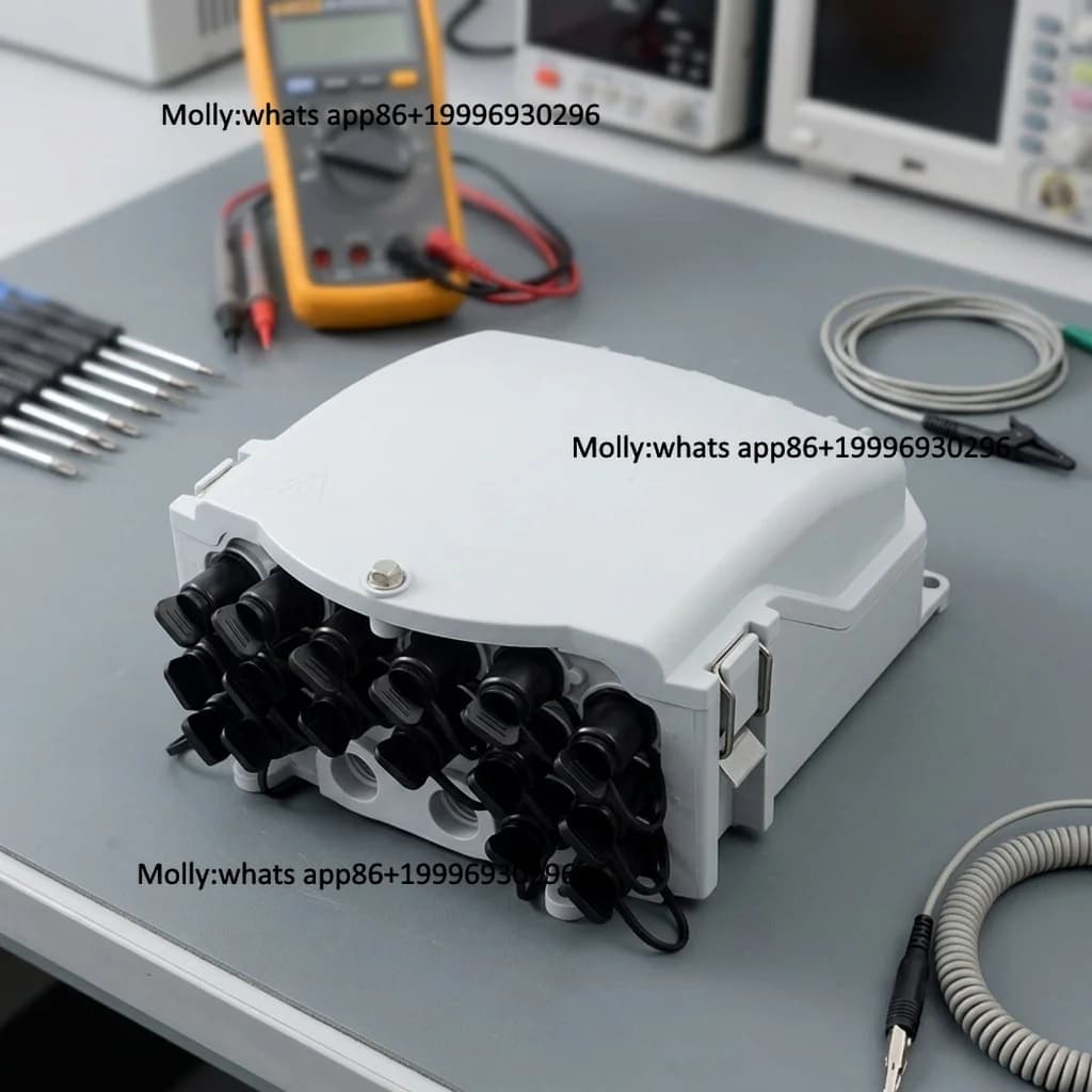 APT IP Rated Waterproof PVC FTTH Fiber Optic Terminal Box 8 Cores with PLC Splitter Indoor/Outdoor Use FC/SC/LC Adapters