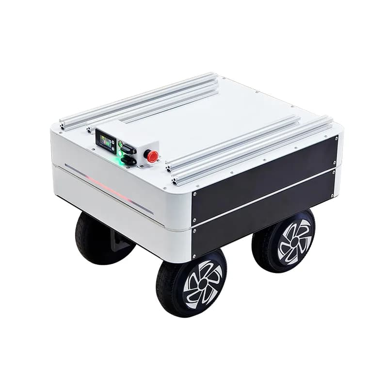 ROS intelligent car four-wheel four-turn chassis programmable secondary development automatic inspection AGV picking robot