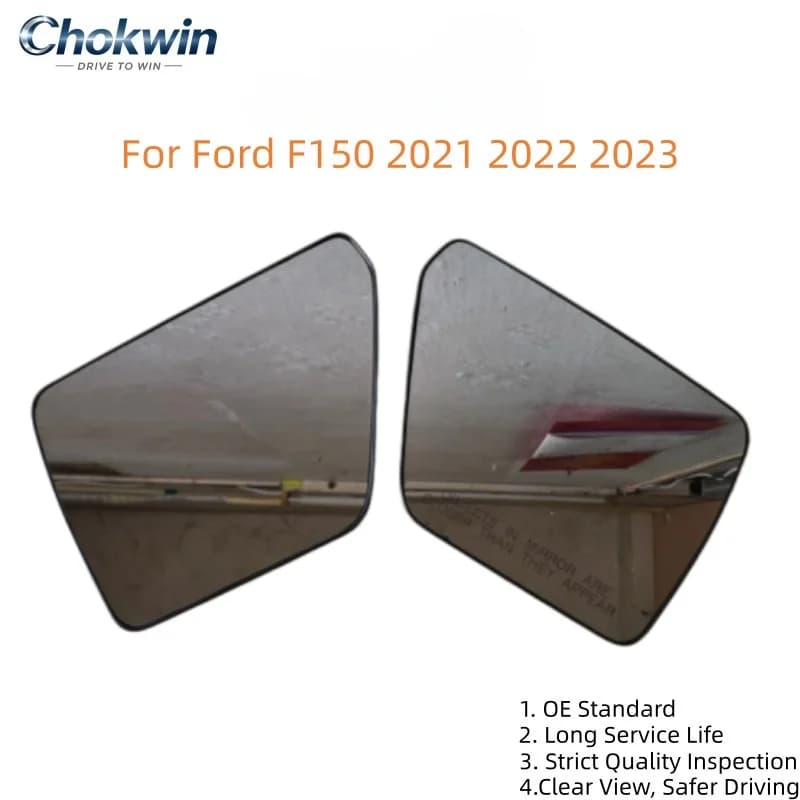 For Ford F150 2021 2022 2023 Convex Mirrors US Version Car Accessories Heated Rearview Side Mirror Glass New