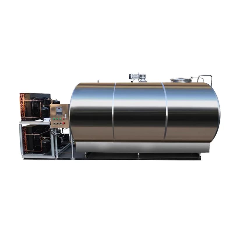 Stainless steel fresh milk refrigeration tank, duck blood pig body dairy preservation cooling tank