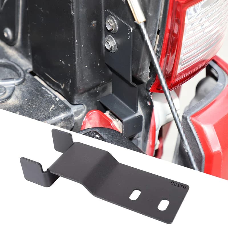 For Toyota Tacoma 2016-2022 Carbon Steel Black Tailgate Deck Lid Anti-theft Security Bracket Automotive Interior Accessories