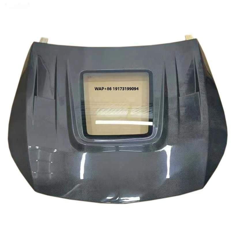 New Carbon Fiber Transparent Engine Hood Vent Bonnet for CLS-Class W257 CLS53 C257 CLS53 CLS300 260 Hood Bonnet