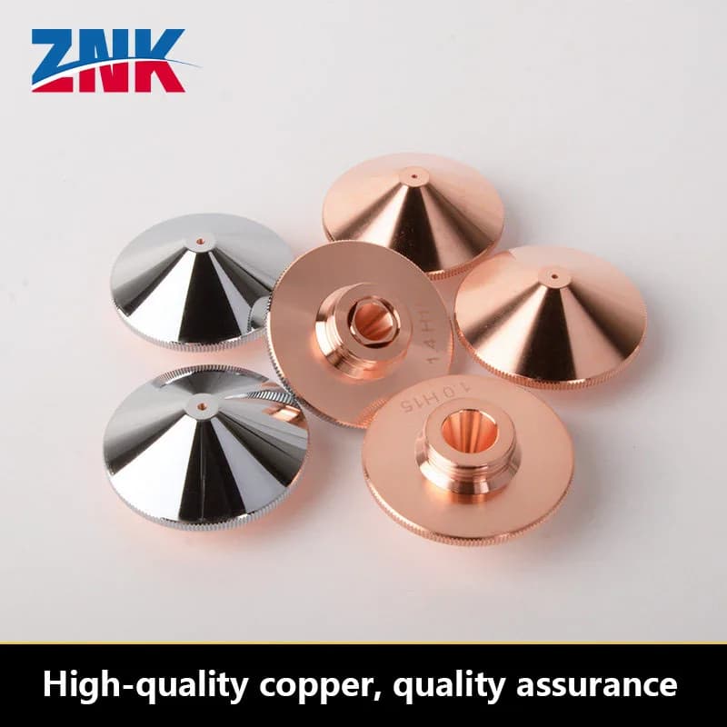 10 Pcs/set of High-quality Laser Cutting Machine Nozzles, Suitable for Major Brand Cutting Machines （Single layer natural color）