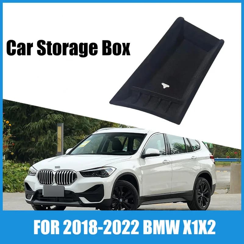 Suitable for 2018-2022 BMW X1X2 central control armrest box storage box storage box car accessories