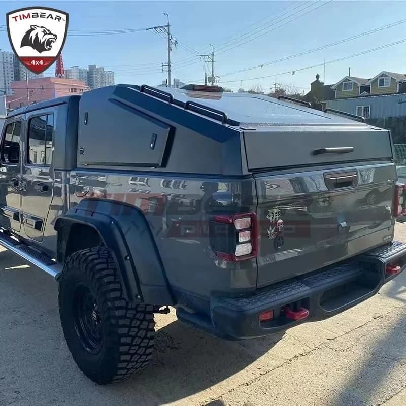 New Design Manganese Steel Pickup Truck 4X4 Topper Cover Hardtop Canopy for Jeep Gladiator 2021