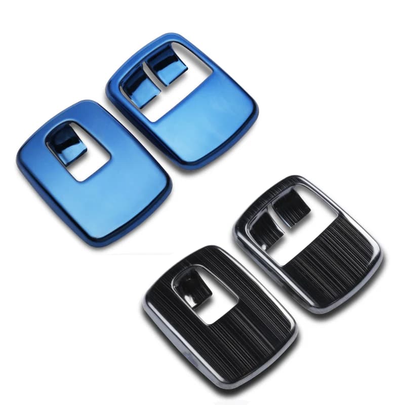 Car Window Panel Decorative Stickers Lift Button Panel Covers Trim for Smart Fortwo 453 Forfour 453 2019 2018 2017 2016 2015