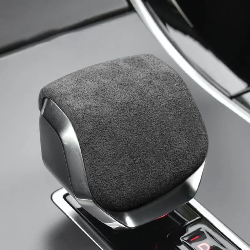 Suede Shift Knob Cover Handle Protector Car Accessories Trim For Land Rover Range Rover Discovery Jaguar F-Pace