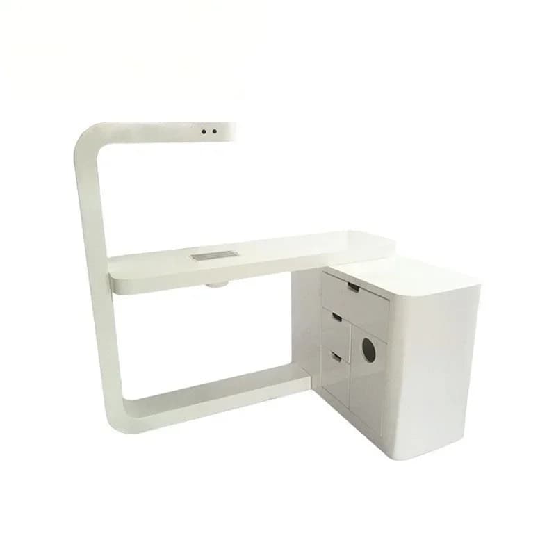 White Nail Table Nail Cabinet