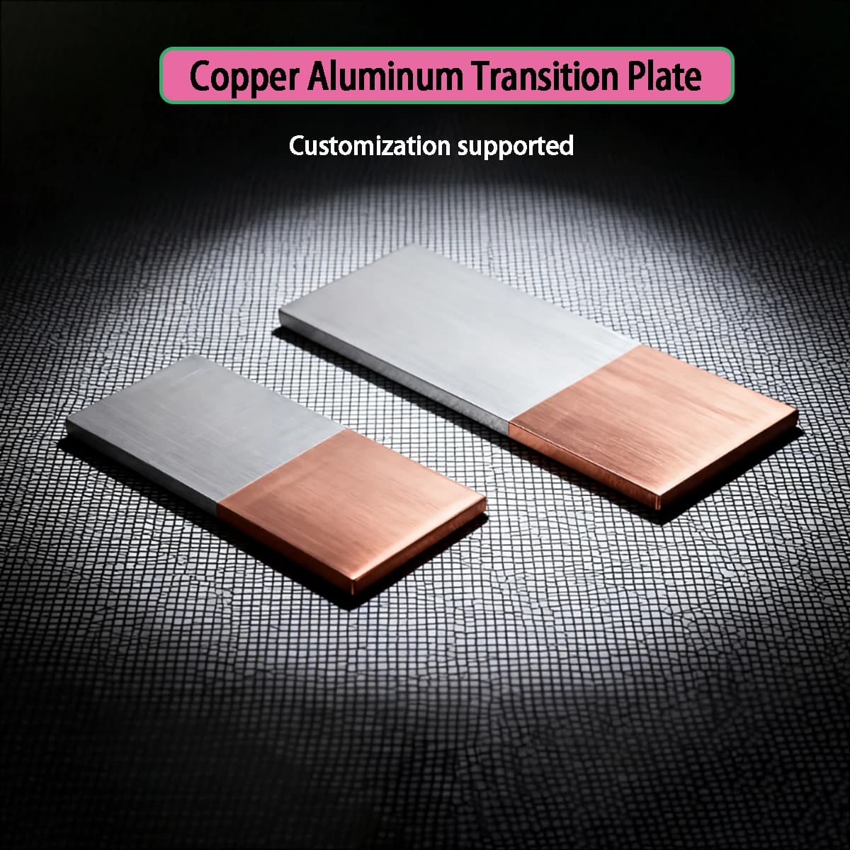 Copper Aluminum Conductive Bar - Custom Non-Standard Thickened Flash Welded Transition Plate Connection Sheet