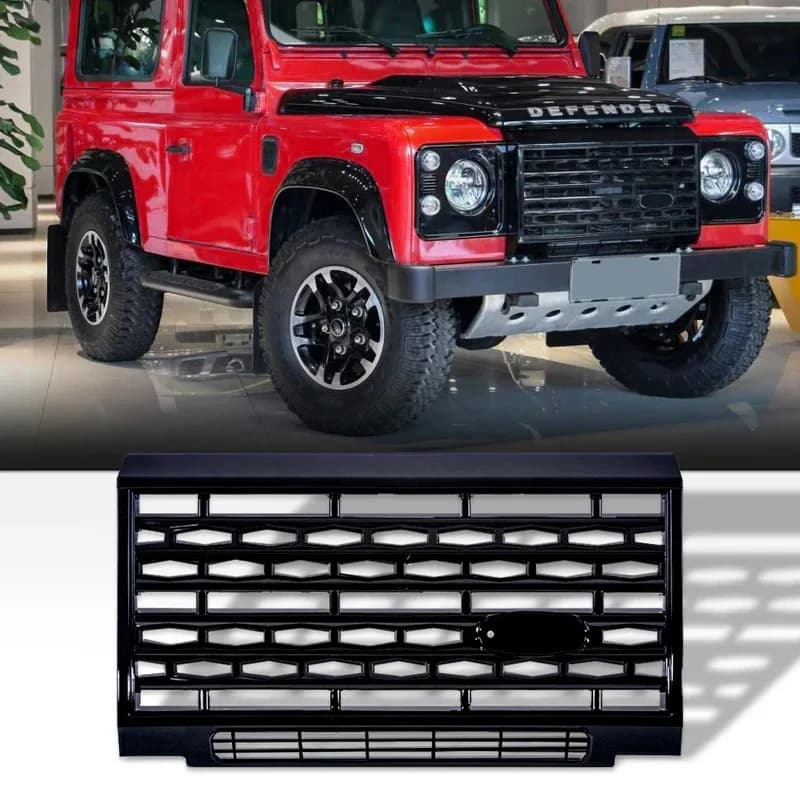 ABS Car Front Middle Racing Grille For Land Rover Defender 90 110 Adventure Edition Replacement Part
