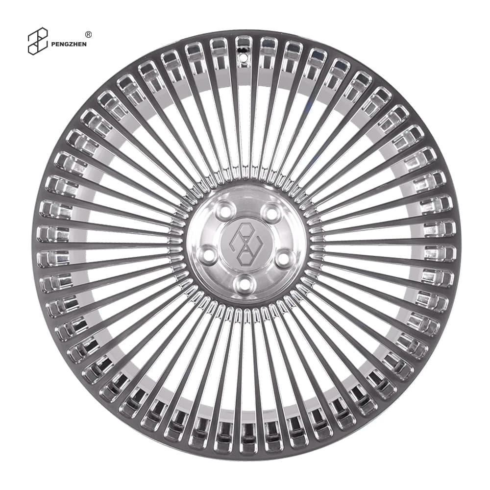 Pengzhen Hot-selling Multi-spoke 21 22 23 Inch 5x112 Alloy Silver Polishing Wheels