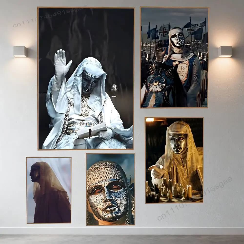 Cool Baldwin IV of Jerusalem Poster Wall For Sticky Decoration Waterproof Home Living Room Bedroom Bar