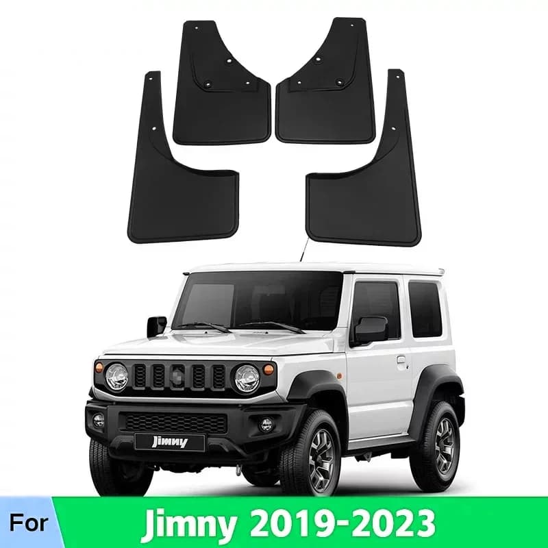 Mud Flaps For Suzuki Jimny Sierra JB74 JB64 2019-2023 2022 Splash Guards Fender MudFlaps Front Rear Mudguards Car Accessories