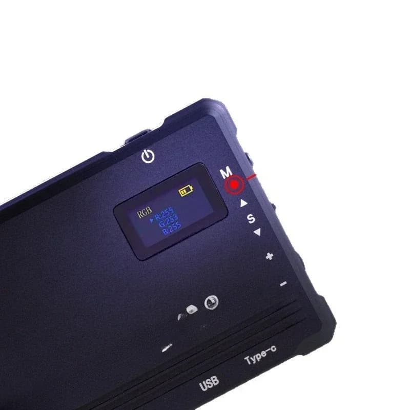 Full color RGB fill light handheld LED portable pocket light new personal photography lighting