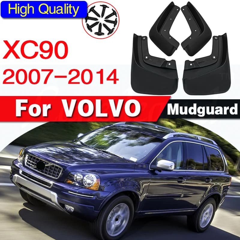 For VOLVO XC90 2007- 2014 Mudflaps 2008 2009 2010 2011 2012 2013 Front Rear Car Mud Flaps Splash Guards Mud Flap Mudguard Fender