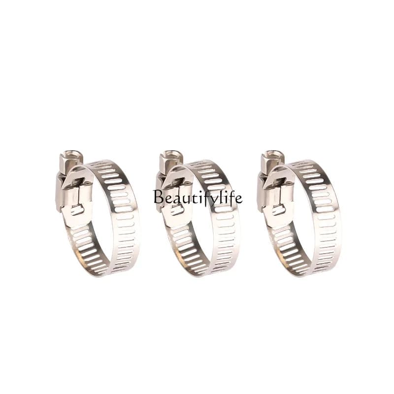 05Stainless steel clamp All steel wire Trachea wind cannon tube Bundle water gun hoop tube