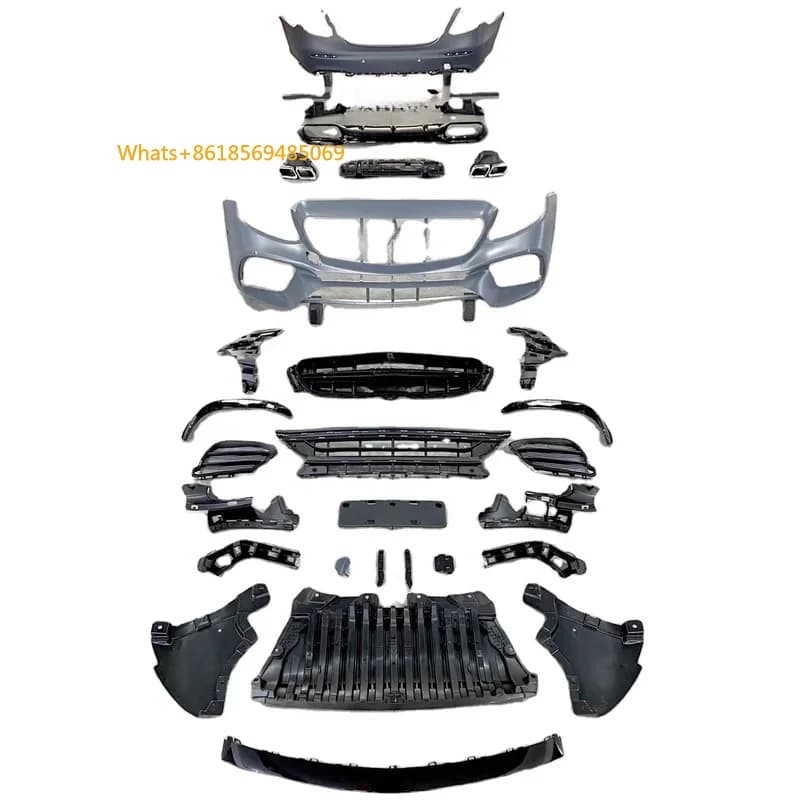 Factory Direct E63S Full Bodykit   E Class W213 to E63S Front Bumper Rear Bumper Rear Diffuser Exhaust