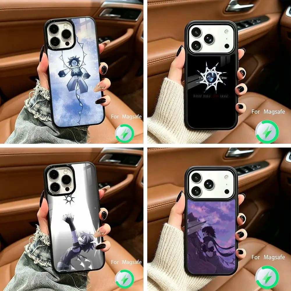 Horror Game T-TwoTime F-Forsaken Wireless charging phone case compatible with iPhone 17/16/15/14/13/12/11
