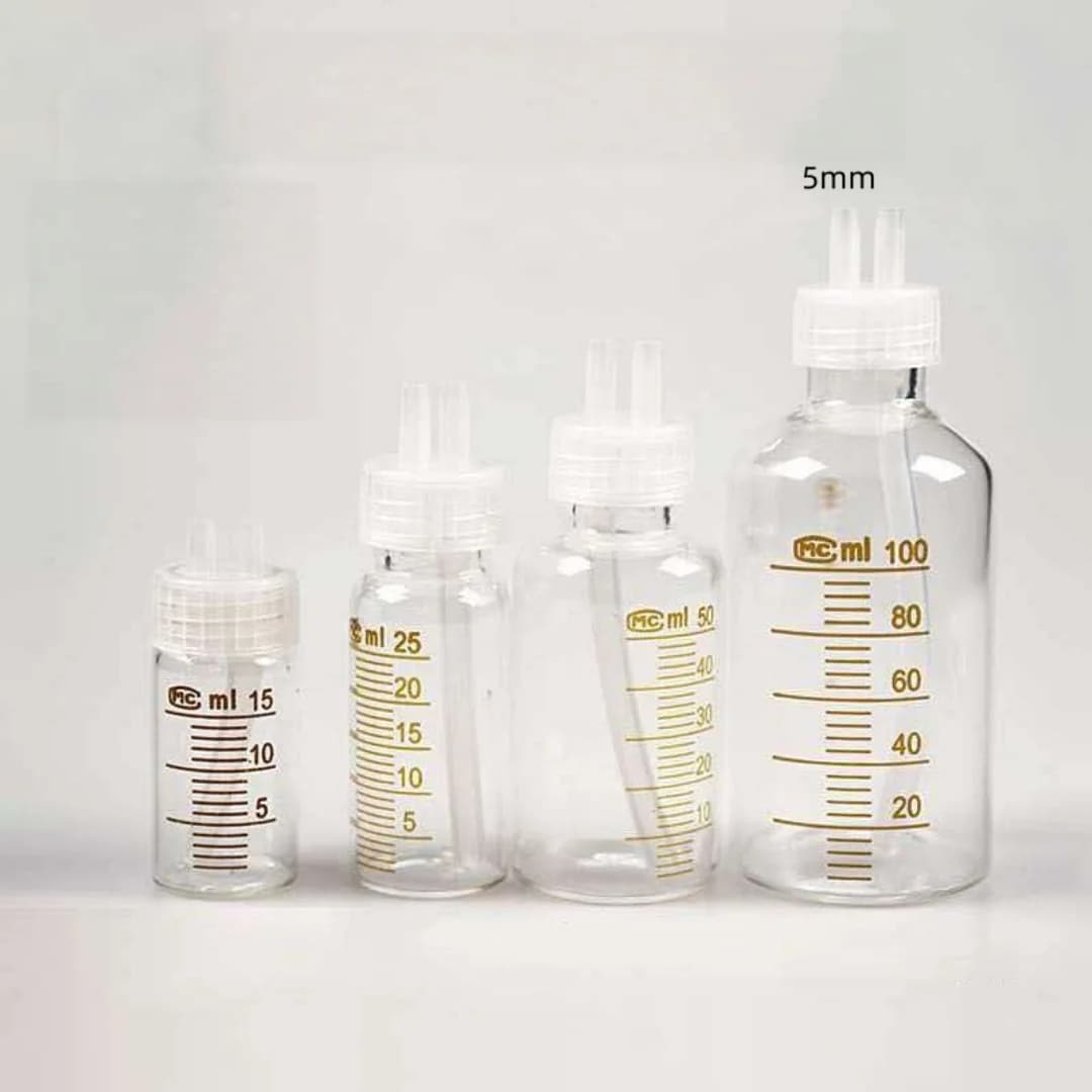 Glass Washing Gas Bottle, Gas Washing Buffer Bottle, Laboratory equipment Device, Gas Collection Cylinder with Scale, Two-Way Re