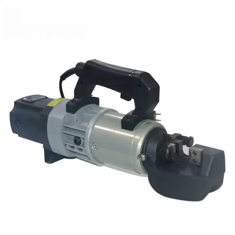 Portable Small Rebar Cutter 1.2kW 220V Efficient for Construction Gear Blades Motor Pump Core Components